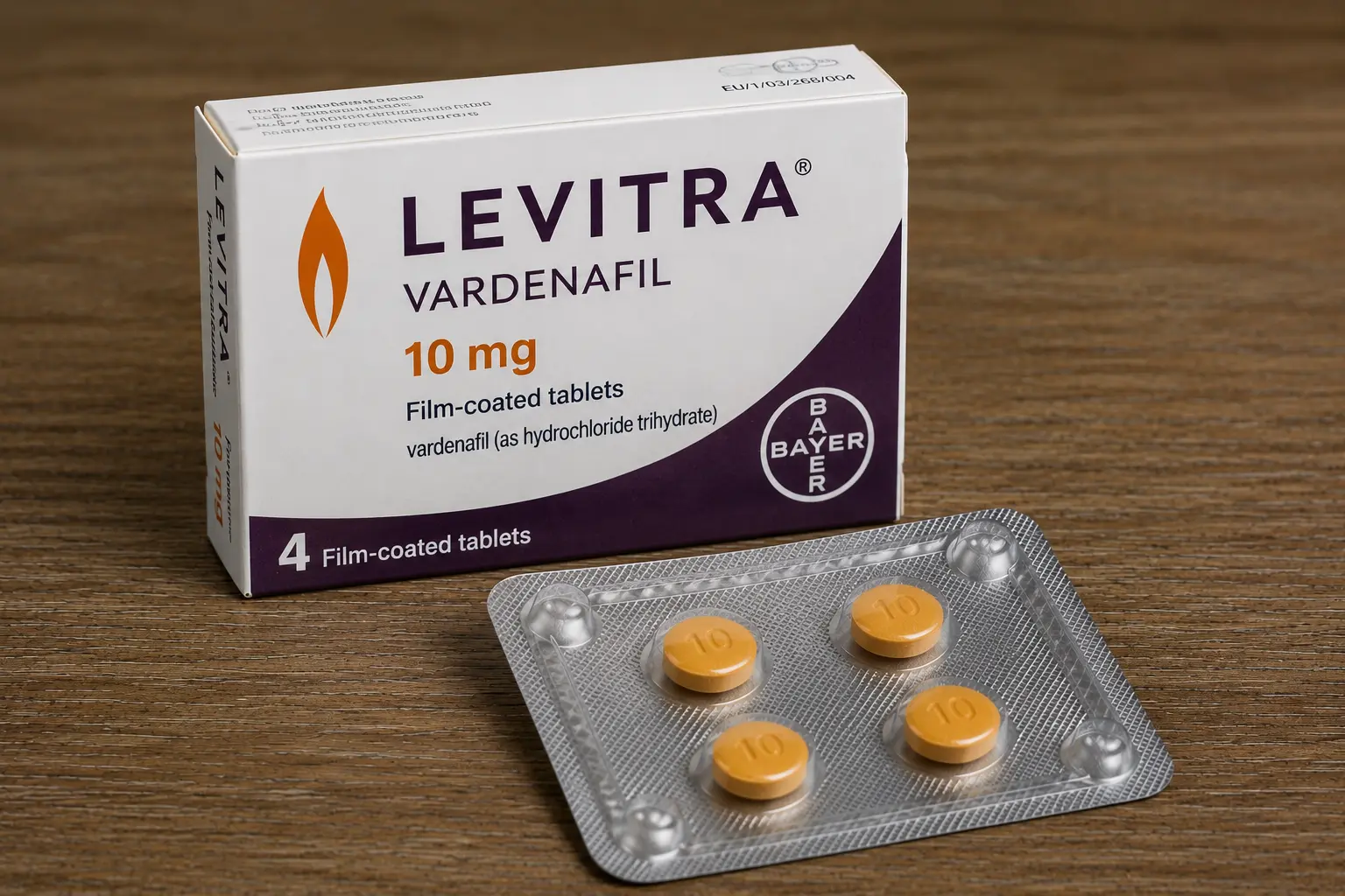 Levitra (Vardenafil) tablets for erectile dysfunction