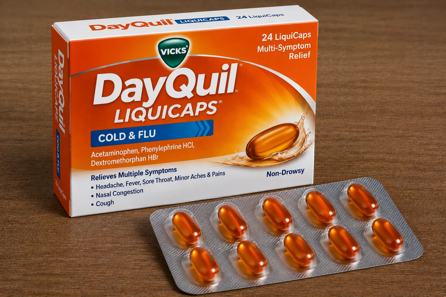 DayQuil LiquiCaps — daytime non-drowsy cold and flu relief