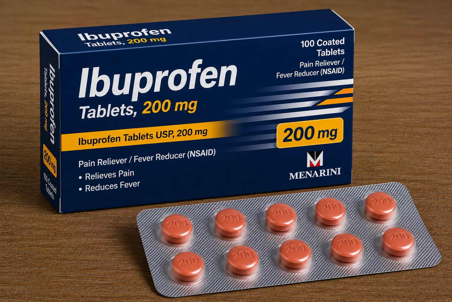 Buy Ibuprofen 200mg tablets online - OTC pain relief